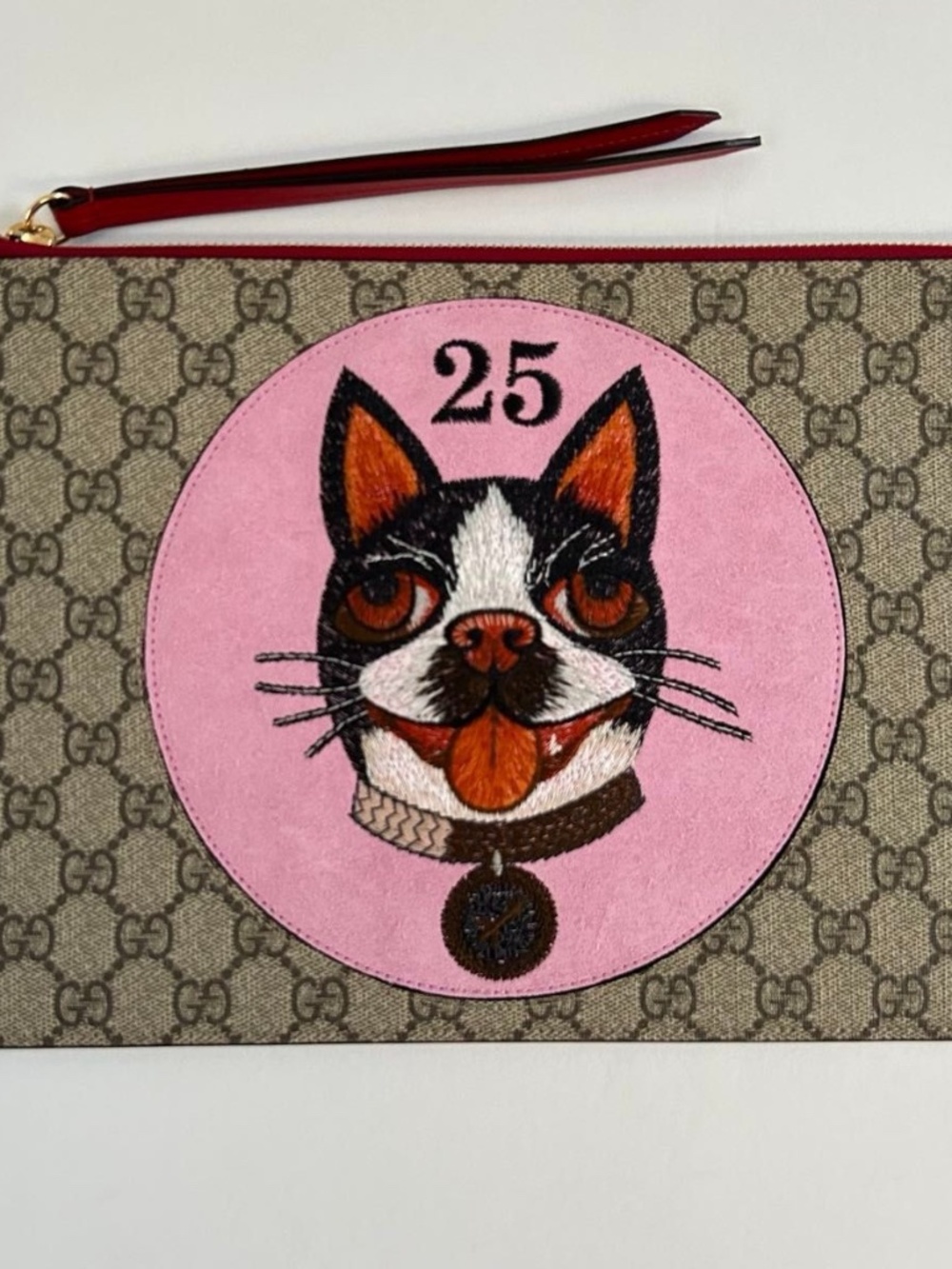 Gucci Bosco Clutch Pouch GG Supreme Canvas
